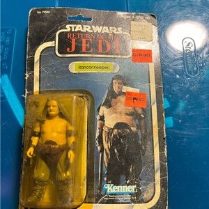 NEW UNOPENED Rancor Keeper Star Wars Action Figure Vintage 1983 original ROTJ